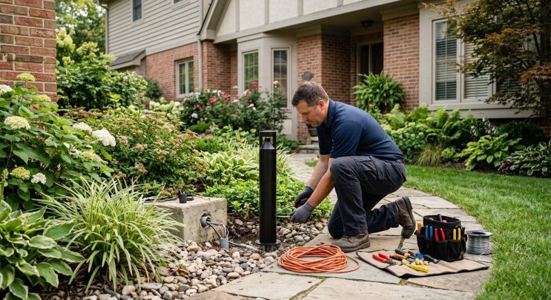 Fence Lighting Installation in Alpharetta, GA